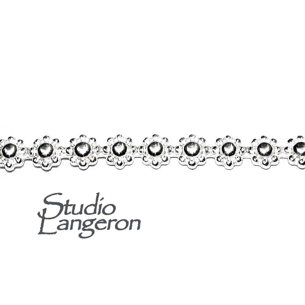 935 Argentium Silver Bezel wire, Gallery wire, Gallery ribbon, Gallery pattern, Argentium silver, Wire, Jewelry making - 4 inch (10 cm)