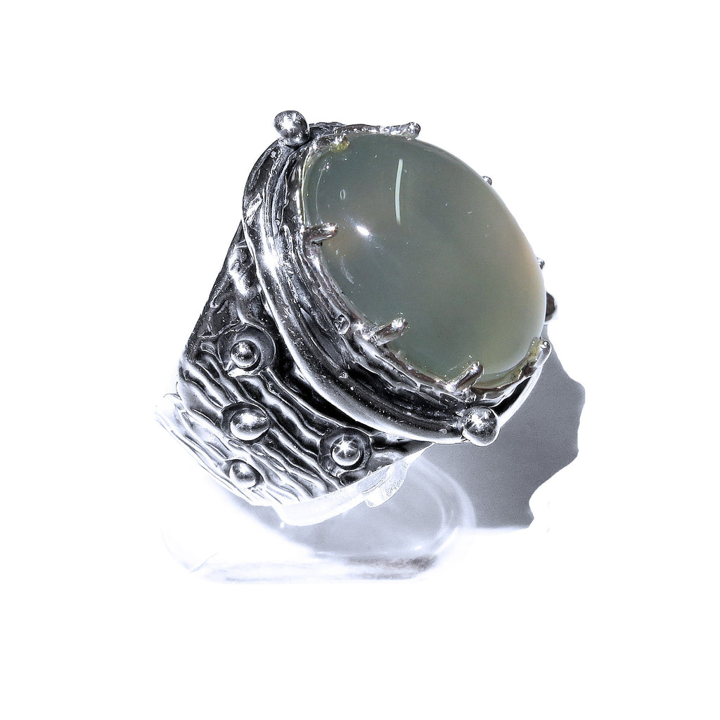 Statement moonstone ring 925 sterling silver size 7, Handmade ring, single copy, 925 sterling silver, Natural Gray moonstone, gemstone