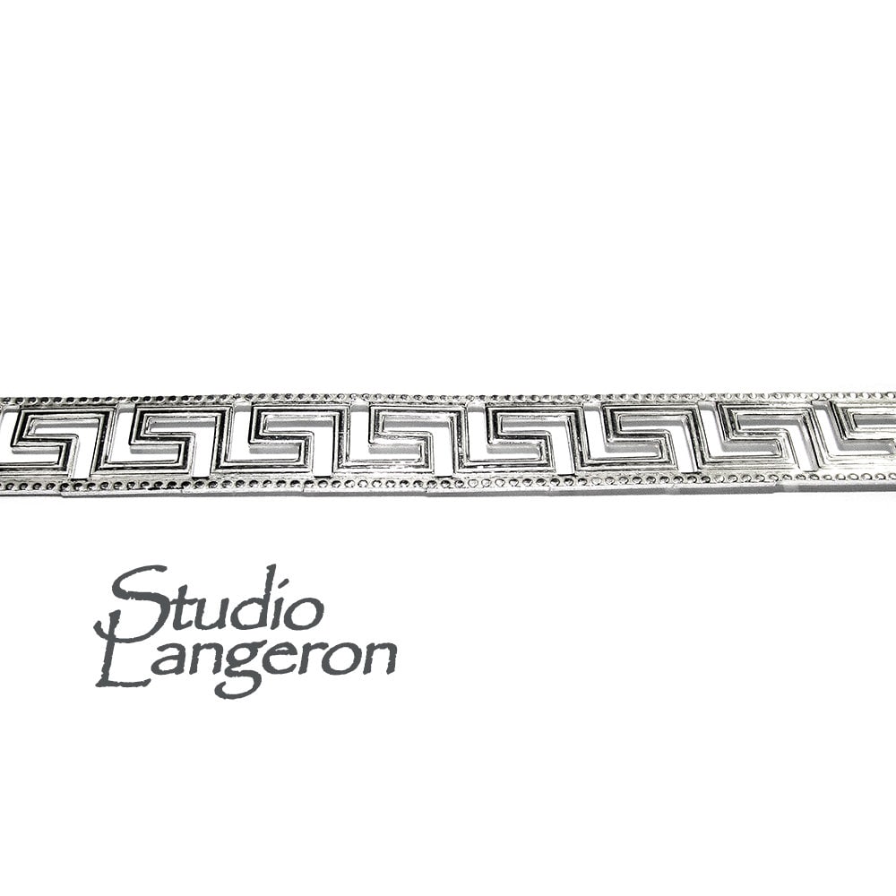 935 Argentium Silver Bezel wire, Gallery wire, Gallery ribbon, Gallery pattern, Argentium silver, Jewelry making, Wire - 4 inch (10 cm)