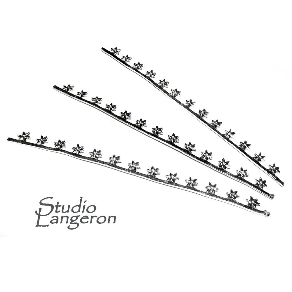 999 Fine silver Casted Bezel wire size 7.0x0.43 cm (2.8 inch), Gallery wire, Setting silver, Gallery pattern, Jewelry making - 1 piece
