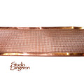 Natural Copper Bezel wire, Gallery wire, Gallery ribbon, Gallery pattern, Jewelry making, Setting, Copper, Copper wire  - 4 inch (10 cm)