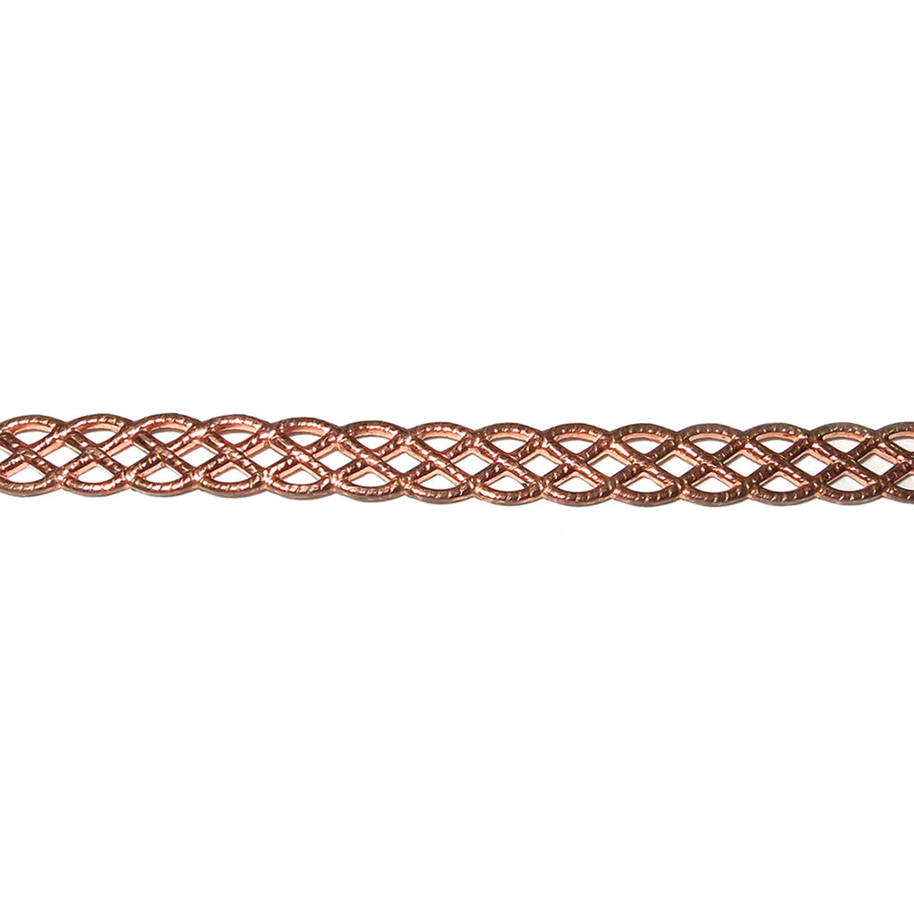 Natural Copper Bezel wire, Gallery wire, Gallery ribbon, Gallery pattern, Jewelry making, Wire, Copper wire, Findings  - 4 inch (10 cm)