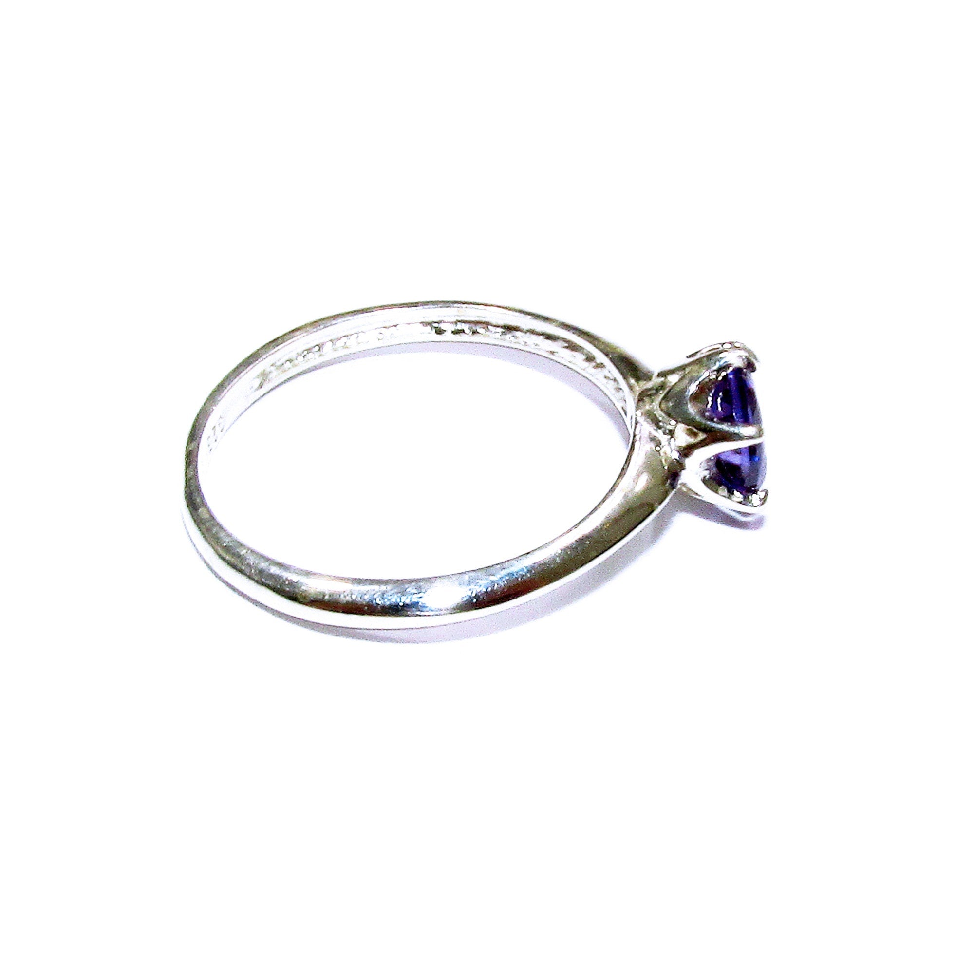 Amethyst ring 925 sterling silver size 5 1/2, Handmade ring, single copy, sterling silver, Amethyst ring, silver ring, gemstone
