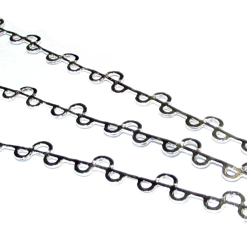 999 Fine silver Casted Bezel wire size 6.5x0.45 cm (2.4 inch), Gallery wire, Setting silver, Gallery pattern, Wire, Jewelry making - 1 piece