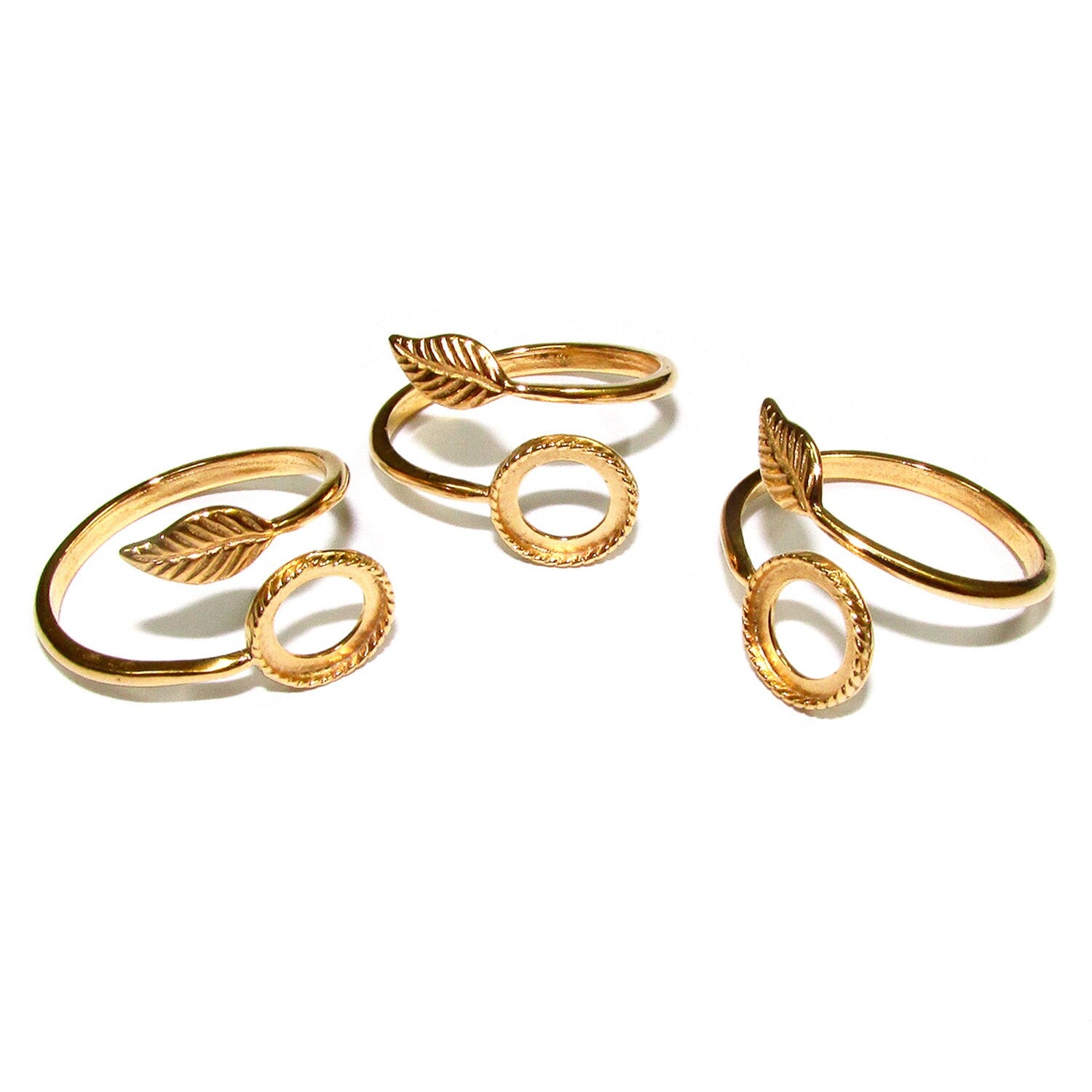14K Yellow gold filled open blank ring with bezel cup 8 mm, base ring, bezel cup, ring gold filled, Setting, Jewelry making- 1 piece
