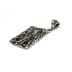 Amethyst purple pendant 925 sterling silver size 2.5x1.5 cm, 100% handmade, single copy, Natural Amethyst, Handmade pendant, Purple Gemstone
