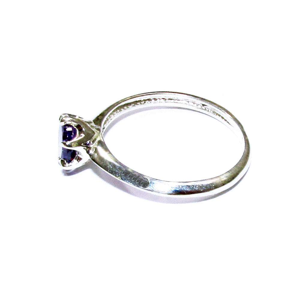 Amethyst ring 925 sterling silver size 5 1/2, Handmade ring, single copy, sterling silver, Amethyst ring, silver ring, gemstone