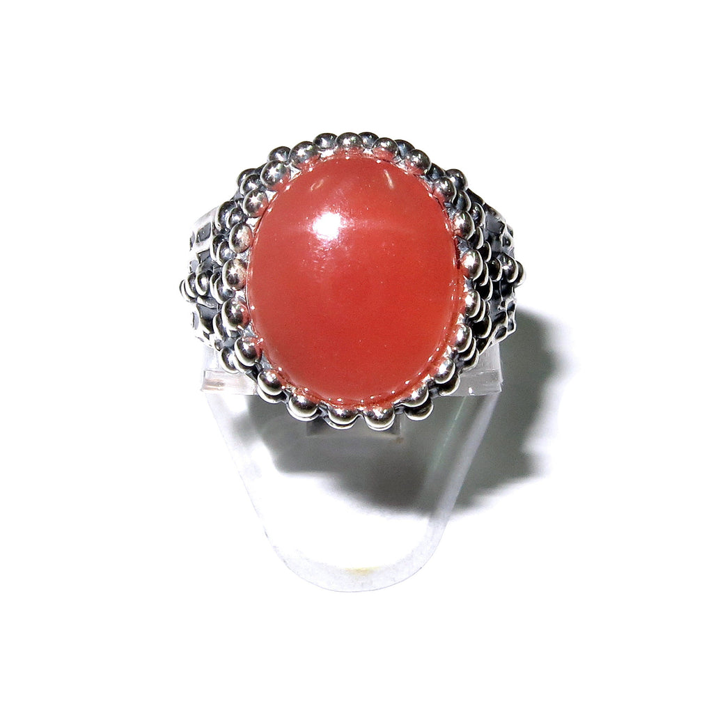 Statement Natural opal ring 925 sterling silver size 6, Handmade ring, single copy, sterling silver, Natural opal, silver ring, gemstone