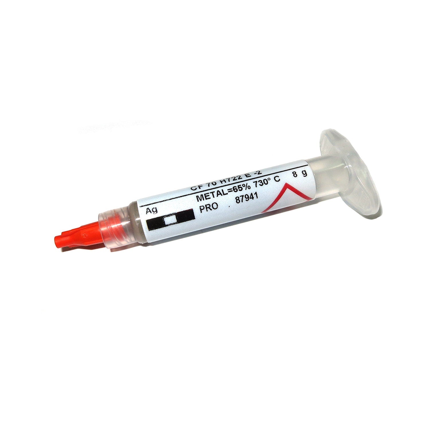 Silver Solder Paste 8 g Extra Hard Syringe silver 70%, Melting Point 730, solder silver syringe, solder, Jewelry making - 1 piece