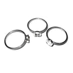 925 sterling silver blank ring with bezel cup 5mm size 4, 5, 6, 7, 8, 9, 10, 11, silver ring, bezel cup, base ring, Jewelry making - 1 piece