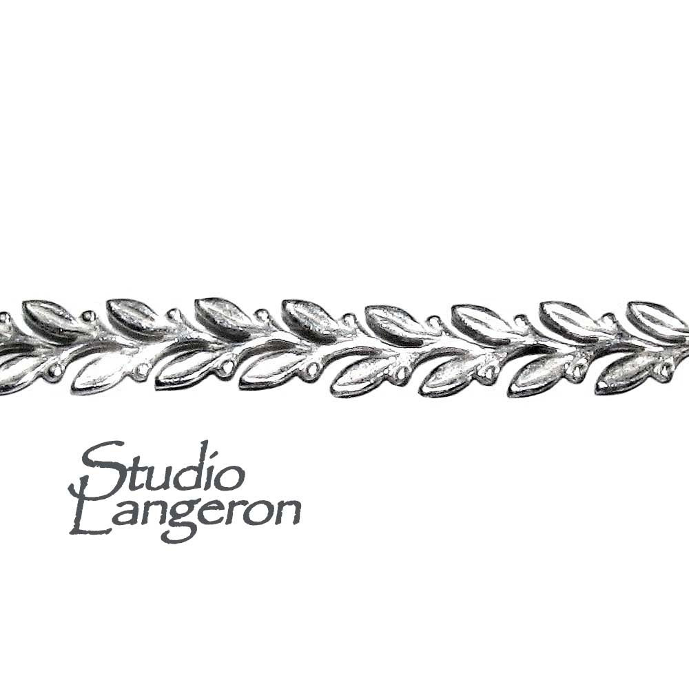 935 Argentium Silver Gallery wire, Bezel wire, Gallery ribbon, Gallery pattern, Jewelry making, Setting, Silver wire - 4 inch (10 cm)