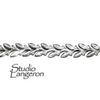 935 Argentium Silver Gallery wire, Bezel wire, Gallery ribbon, Gallery pattern, Jewelry making, Setting, Silver wire - 4 inch (10 cm)
