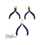 3-piece Mini Plier set for Jewelry Making PL33, BeadSmith, Length 76 mm (3.0 inch) each, Jewelry making  - 1 piece