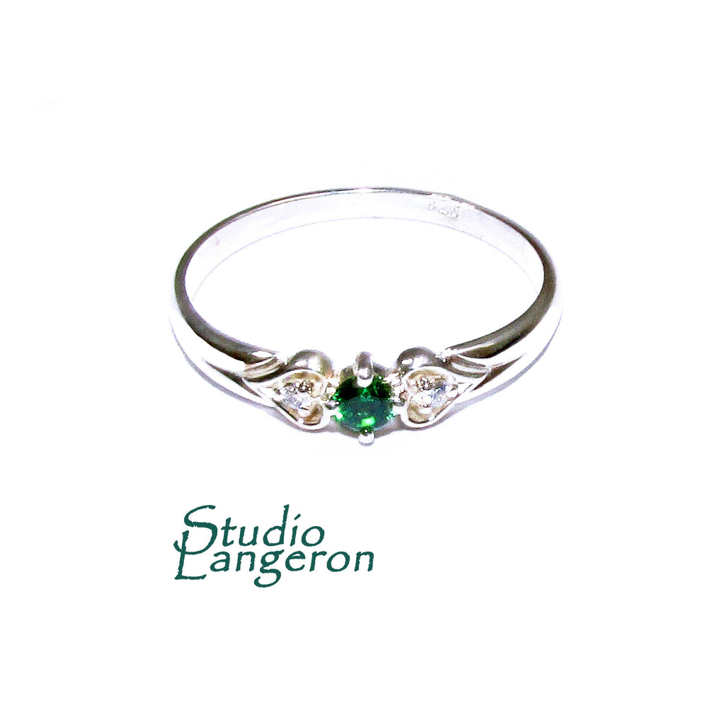 Chrysoprase ring 925 sterling silver size 7, Handmade ring, single copy, sterling silver, Chrysoprase ring, silver ring, gemstone