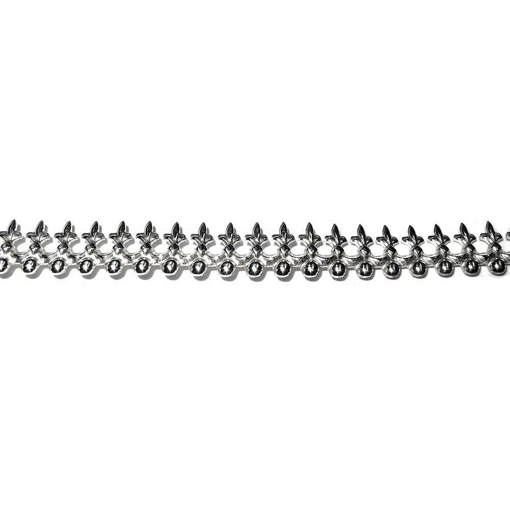 935 Argentium Silver Bezel wire, Gallery wire, Gallery ribbon, Gallery pattern, Silver wire, Wire, Jewelry making, Setting - 4 inch (10 cm)