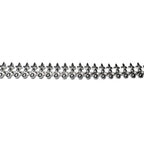 935 Argentium Silver Bezel wire, Gallery wire, Gallery ribbon, Gallery pattern, Silver wire, Wire, Jewelry making, Setting - 4 inch (10 cm)
