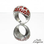 Statement Red topaz ring 925 sterling silver size 7, Handmade ring, single copy, 925 Silver ring, Red topaz, silver ring, gemstone, red ring