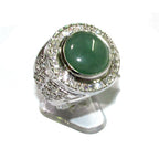 Chrysoprase ring 925 sterling silver size 9, handmade ring, single copy, Cocktail ring, Statement Ring, Chrysoprase, silver ring, gemstone