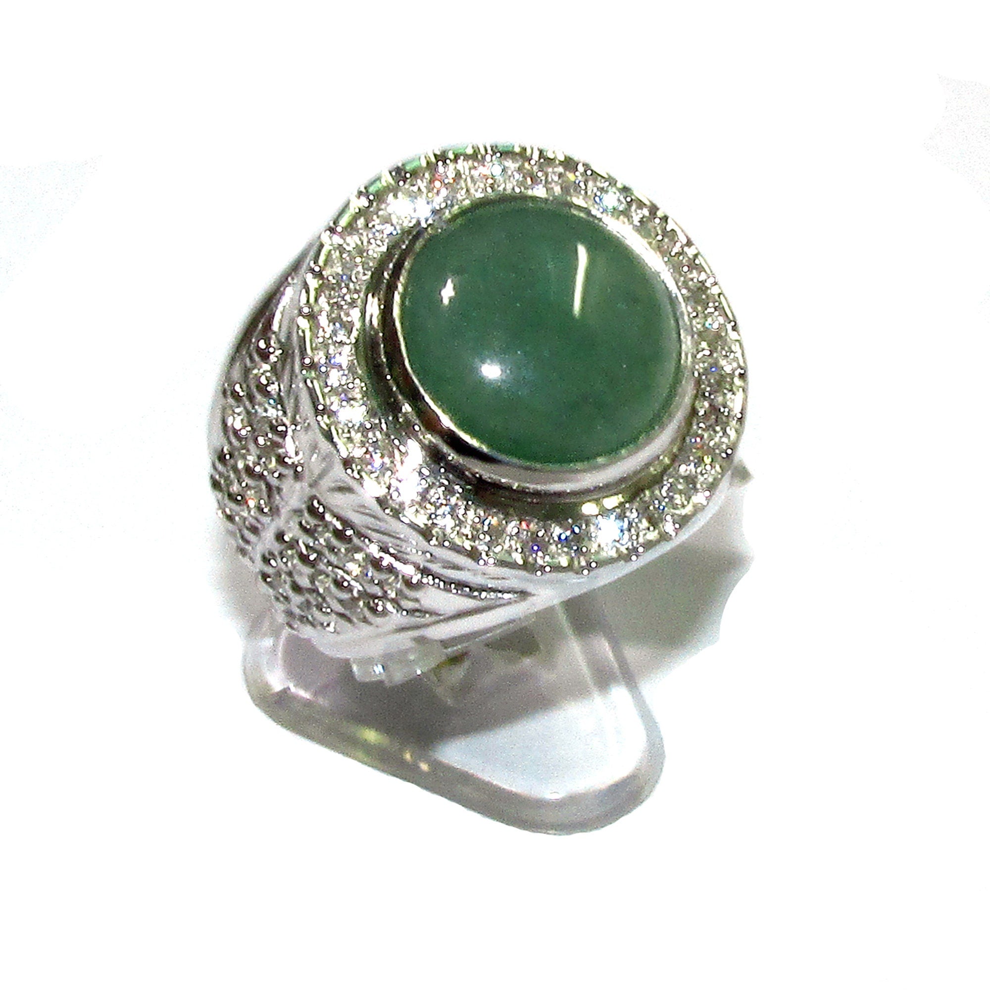 Chrysoprase ring 925 sterling silver size 9, handmade ring, single copy, Cocktail ring, Statement Ring, Chrysoprase, silver ring, gemstone