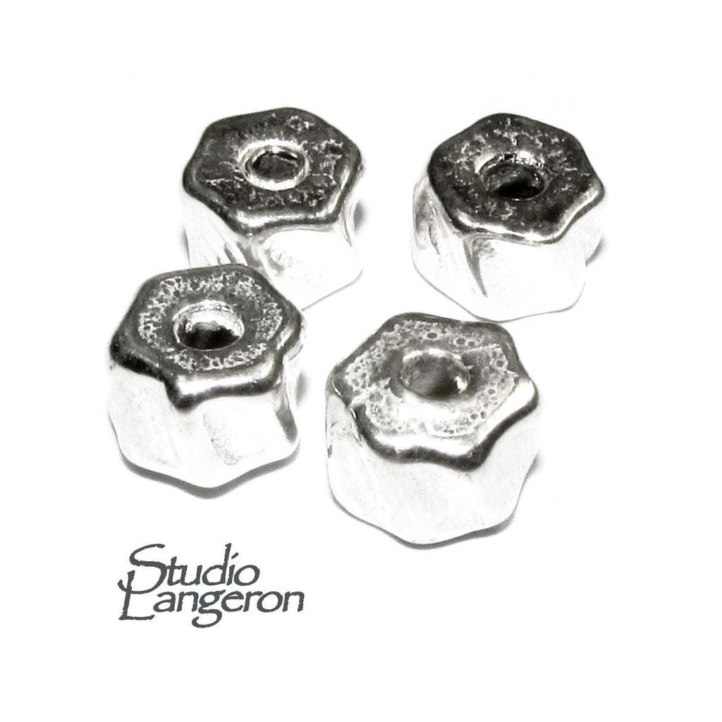 925 sterling silver handmade beads BP135, silver beads, Jewelry making, handmade beads, decorative beads, Original beads - 1 piece