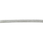 935 Argentium Silver Bezel wire, Gallery wire, Gallery ribbon, Gallery pattern, Argentium silver, Wire, Jewelry making - 4 inch (10 cm)