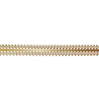 14K Yellow Gold filled Gallery wire, Bezel wire, Gallery ribbon, Gallery pattern, Gold Filled Wire, Jewelry making, Setting - 4 inch (10 cm)