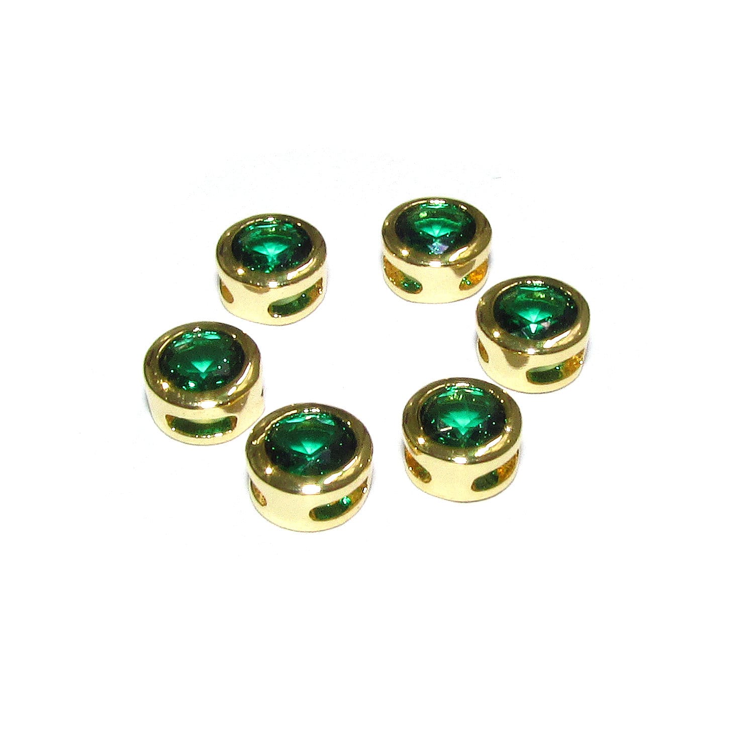 14K yellow gold filled decorative round beads with chalcedony size 5.4x3.2 mm, Jewelry making, Gold filled beads, chalcedony - 1 piece