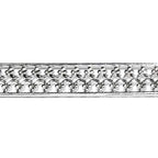 935 Argentium Silver Bezel wire, Gallery wire, Gallery ribbon, Gallery pattern, Argentium silver, Jewelry making, Setting - 4 inch (10 cm)