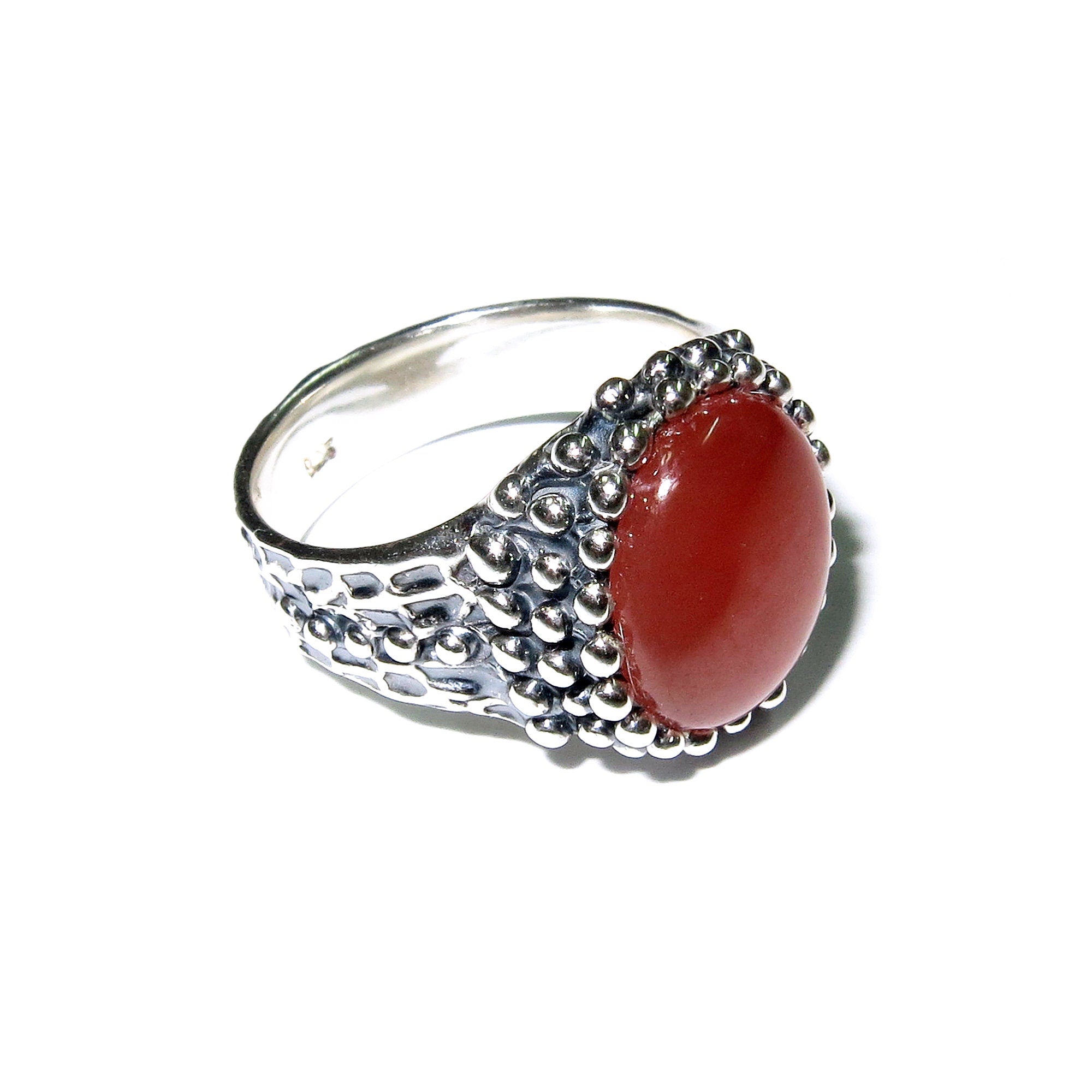 Statement Natural opal ring 925 sterling silver size 6, Handmade ring, single copy, sterling silver, Natural opal, silver ring, gemstone
