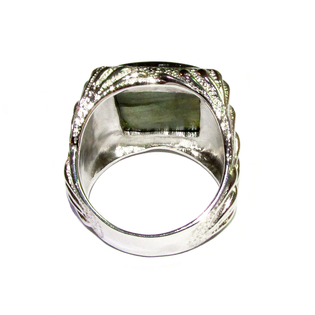 Labradorite man ring 925 sterling silver handmade size 9, single copy, sterling silver, natural Labradorite, man ring, Handmade ring