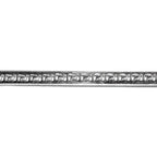 935 Argentium Silver Bezel wire, Gallery wire, Gallery ribbon, Gallery pattern, Setting, Jewelry making, Silver wire - 4 inch (10 cm)