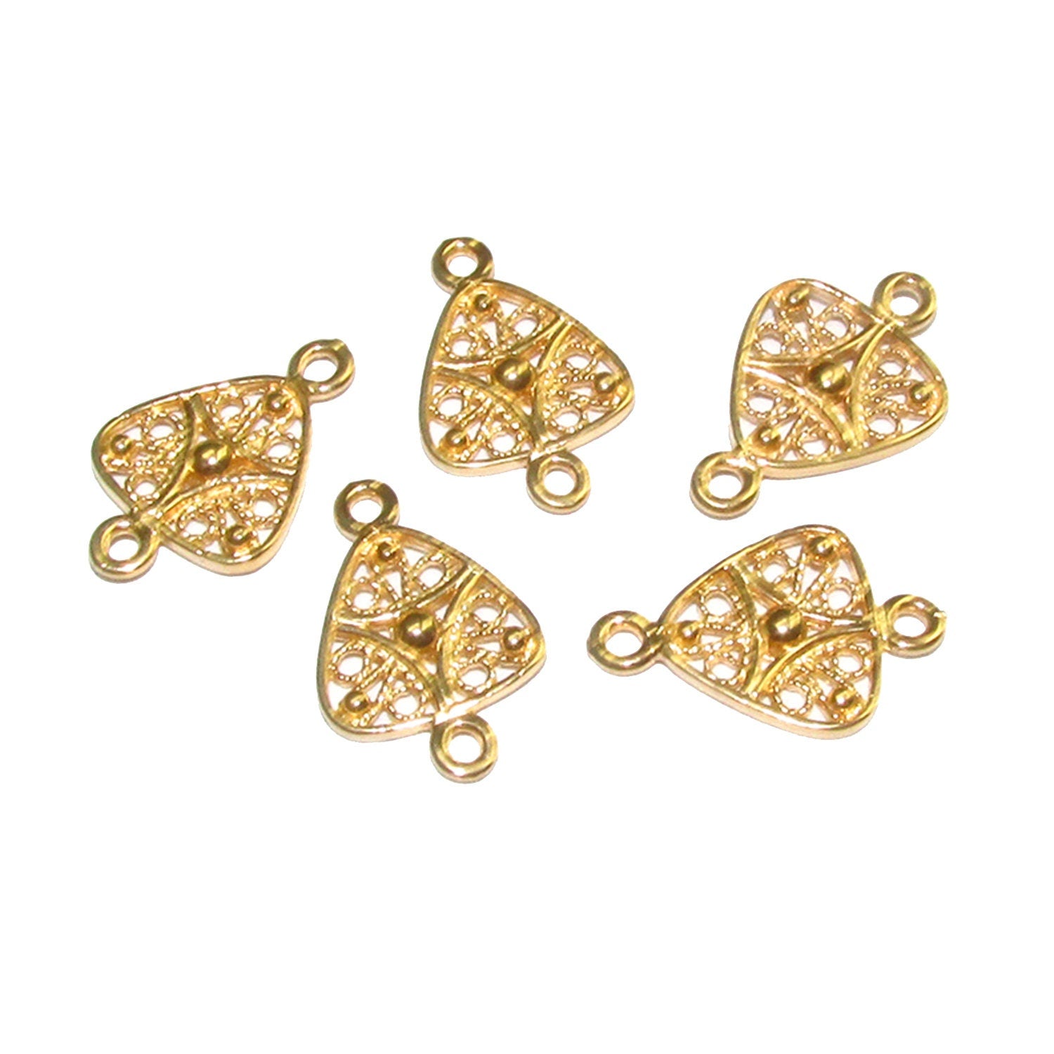 14K Gold filled link connector size 10x12 mm, gold filled, link component, Jewelry connector, Link, Connector, Jewelry making - 1 piece