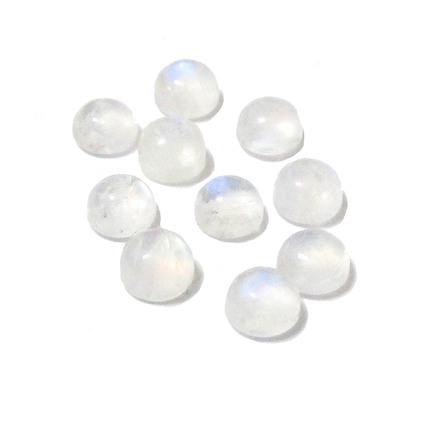 3 mm Moonstone Cabochon, Natural Gemstone, Calibrated Size, Moonstone, Gemstone Round, cabochon, Jewelry making - 1 piece