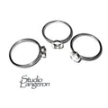 925 sterling silver blank ring with bezel cup 6mm size 4, 5, 6, 7, 8, 9, 10, 11, silver ring, bezel cup, setting, base ring, ring - 1 piece