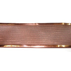 Natural Copper Bezel wire, Gallery wire, Gallery ribbon, Gallery pattern, Jewelry making, Setting, Copper, Copper wire  - 4 inch (10 cm)