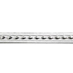 935 Argentium Silver Bezel wire, Gallery wire, Gallery ribbon, Gallery pattern, Argentium silver, Wire, Jewelry making - 4 inch (10 cm)