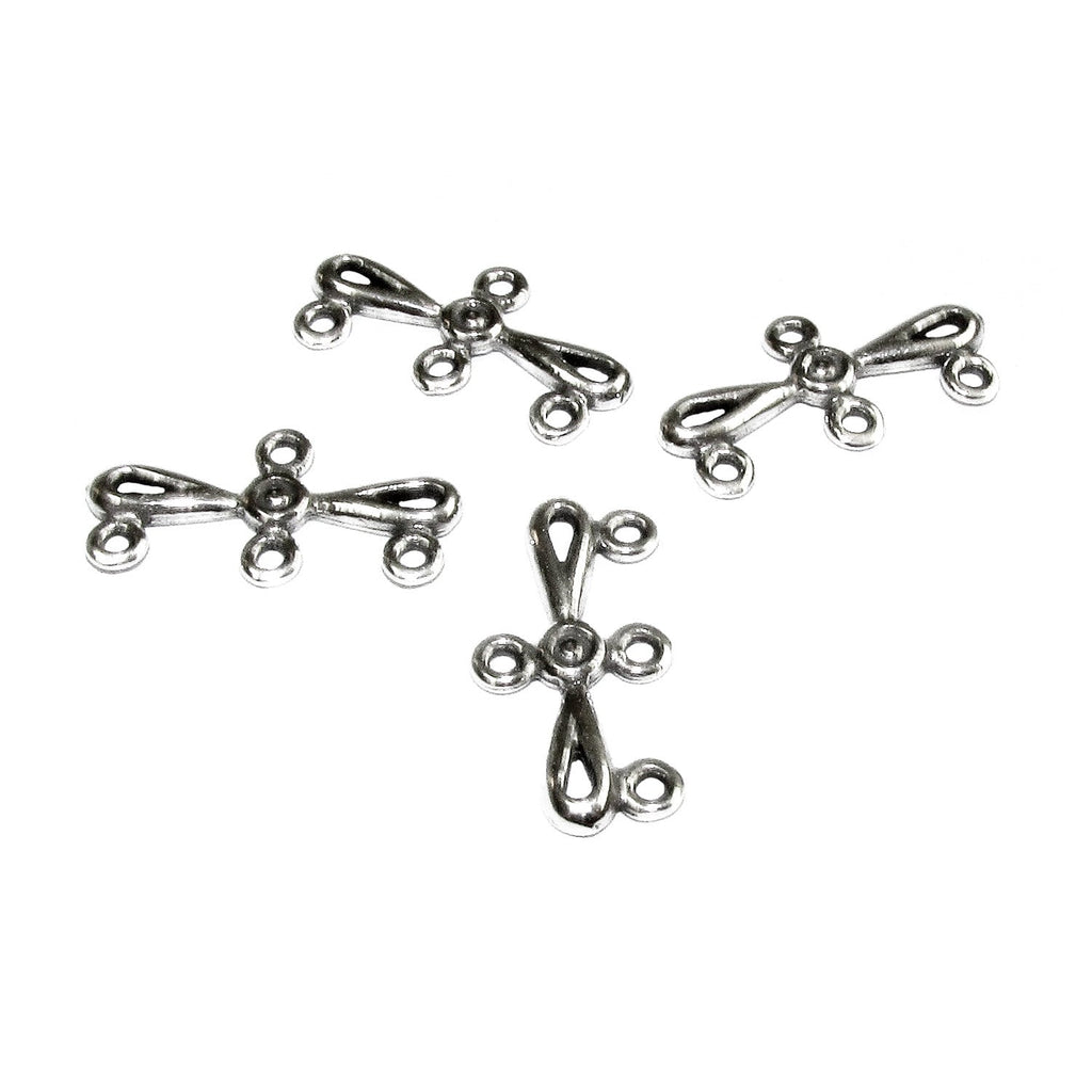 925 Sterling silver connector 2.0x1.0 cm, silver connector 6689, Link connector, Connector findings, Connector, Jewelry making - 1 piece