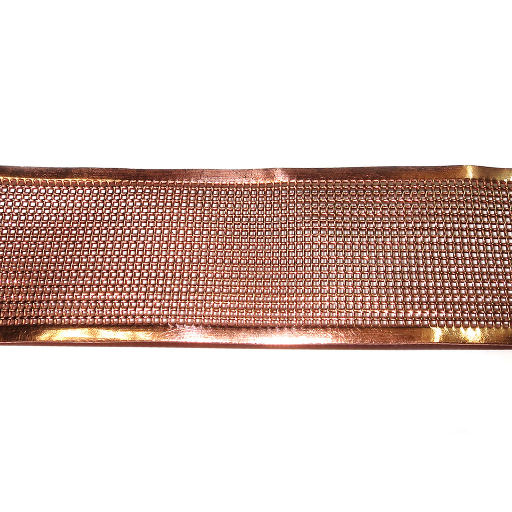 Natural Copper Bezel wire, Gallery wire, Gallery ribbon, Gallery pattern, Jewelry making, Setting, Copper, Copper wire  - 4 inch (10 cm)