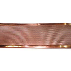 Natural Copper Bezel wire, Gallery wire, Gallery ribbon, Gallery pattern, Jewelry making, Setting, Copper, Copper wire  - 4 inch (10 cm)