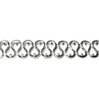 935 Argentium Silver Bezel wire, Gallery wire, Gallery ribbon, Gallery pattern, Argentium silver, Wire, Jewelry making - 4 inch (10 cm)