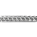 935 Argentium Silver Bezel wire, Gallery wire, Gallery ribbon, Gallery pattern, Argentium silver, Jewelry making, Wire - 4 inch (10 cm)