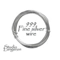 999 fine silver wire thickness 30-10 GA, Dead soft silver wire, Fine silver, Silver 999, Jewelry making, Silver findings – 1 meter (3.30 ft)