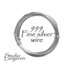 999 fine silver wire thickness 30-10 GA, Dead soft silver wire, Fine silver, Silver 999, Jewelry making, Silver findings – 1 meter (3.30 ft)