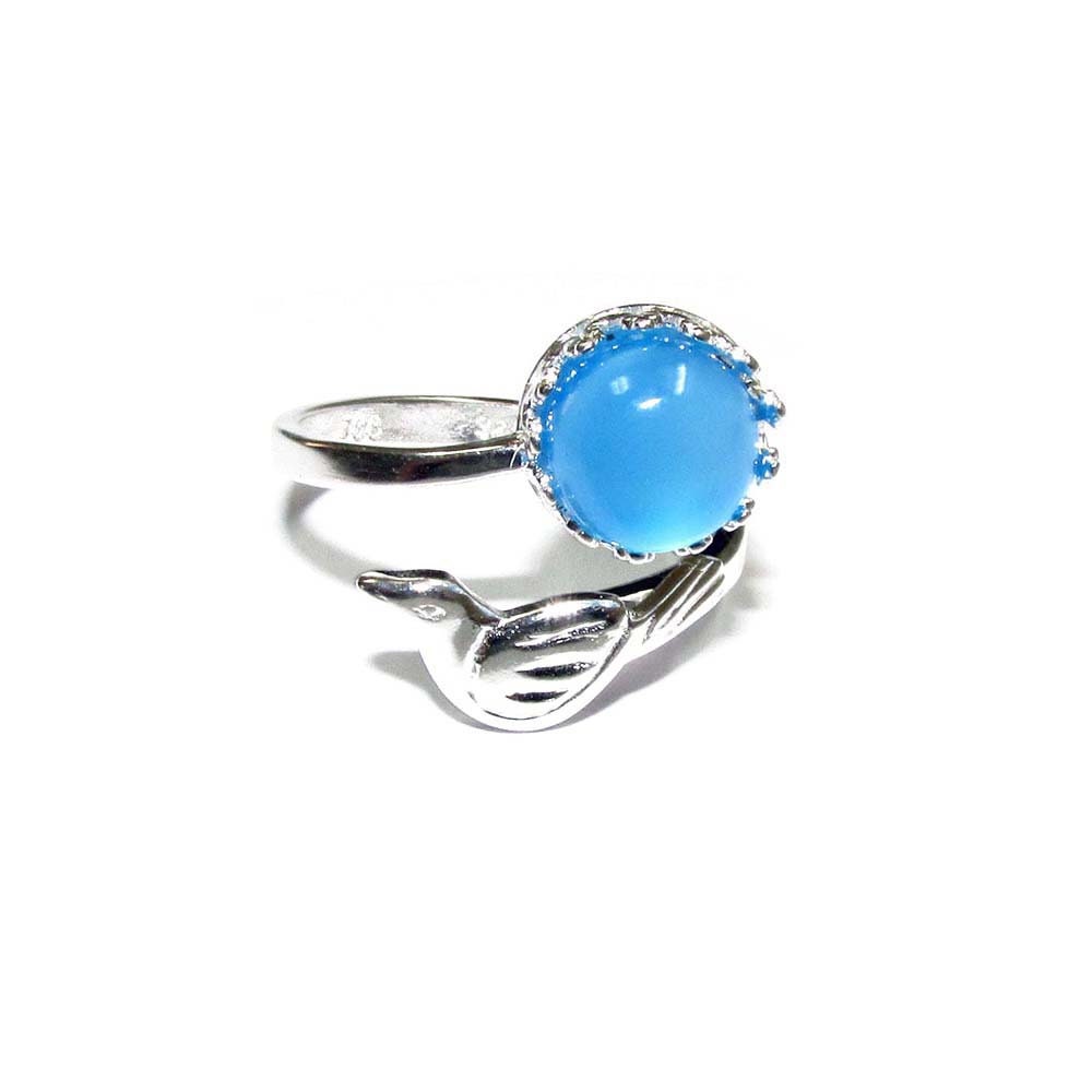 925 sterling silver open blank ring with bezel cup 8 mm, bezel cup, silver ring, base ring, Jewelry making, Setting, Blank ring - 1 piece