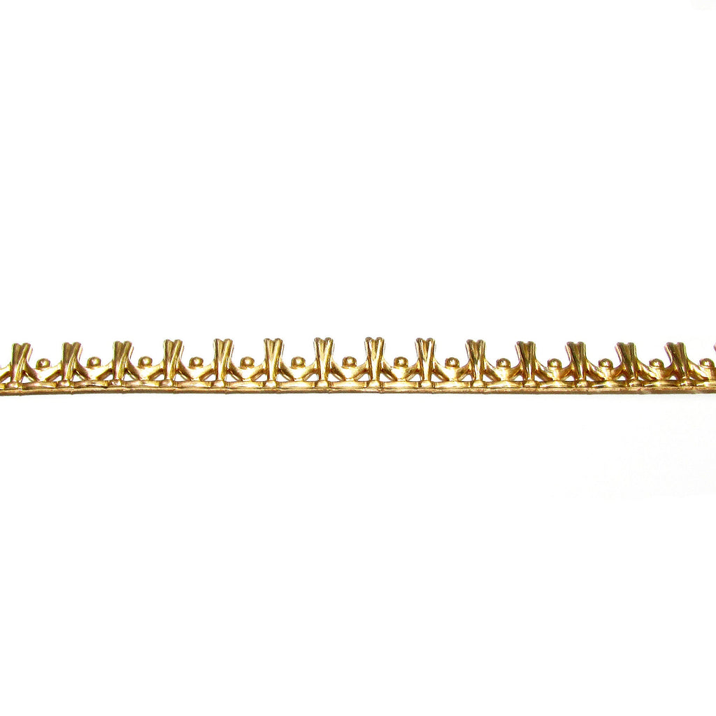 14K Yellow Gold filled Gallery wire, Bezel wire, Gallery ribbon, Gallery pattern, Gold Filled Wire, Gold Filled Setting - 4 inch (10 cm)