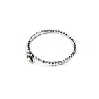 925 sterling silver twisted blank ring with bezel cup 5 mm size 4, 5, 6, 7, 8, 9, 10, 11, bezel cup, base ring, Jewelry making - 1 piece