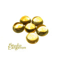 8 mm Citrine Cabochon Natural Gemstone Calibrated Size, Jewelry making, Natural gemstone, Natural Citrine, Round cabochon - 1 piece