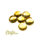 8 mm Citrine Cabochon Natural Gemstone Calibrated Size, Jewelry making, Natural gemstone, Natural Citrine, Round cabochon - 1 piece