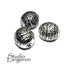 925 sterling silver handmade beads BB69, handmade, silver beads, Jewelry making, handmade beads, decorative beads, Original beads - 1 piece