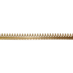 14K Yellow Gold filled Gallery wire, Bezel wire, Gallery ribbon, Gallery pattern, Gold Filled Wire, Gold Filled Setting - 4 inch (10 cm)